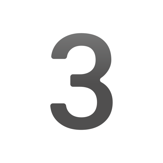 The digit three emoji.