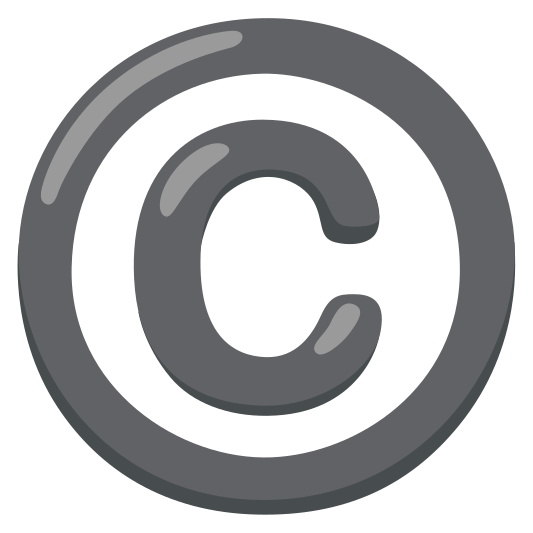 The copyright emoji.