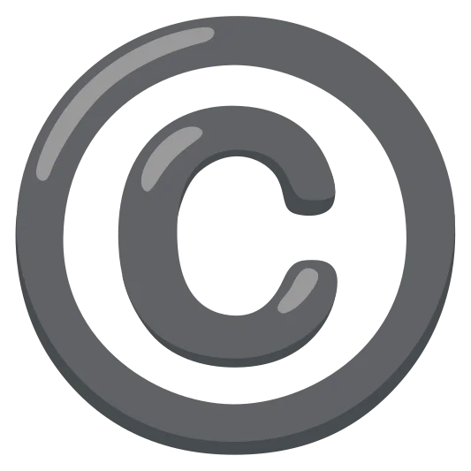 The copyright emoji.
