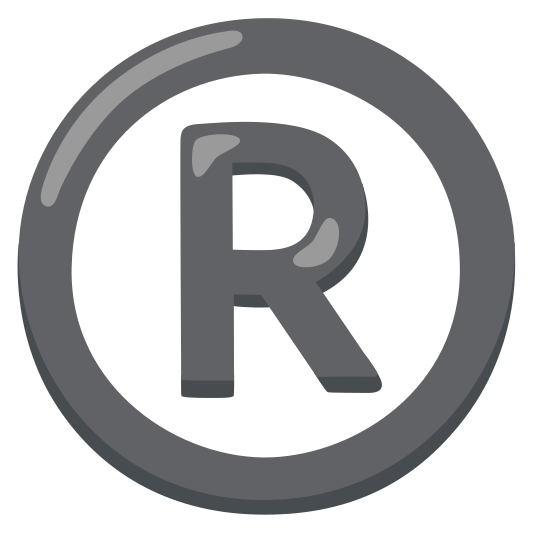 The registered emoji.