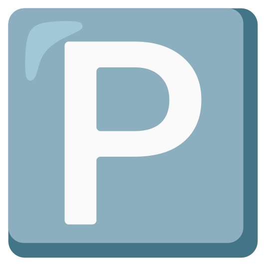 The p button emoji.