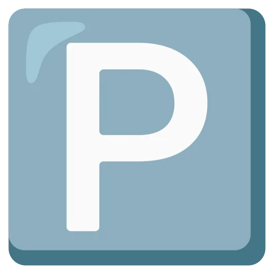 The p button emoji.