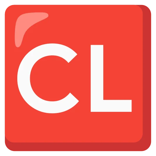 The cl button emoji.