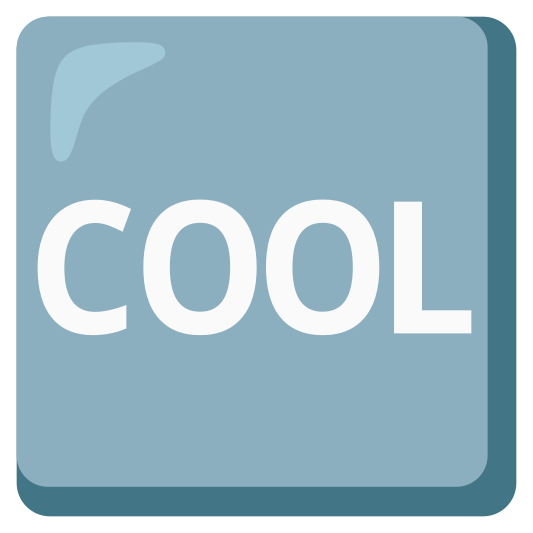 The cool button emoji.