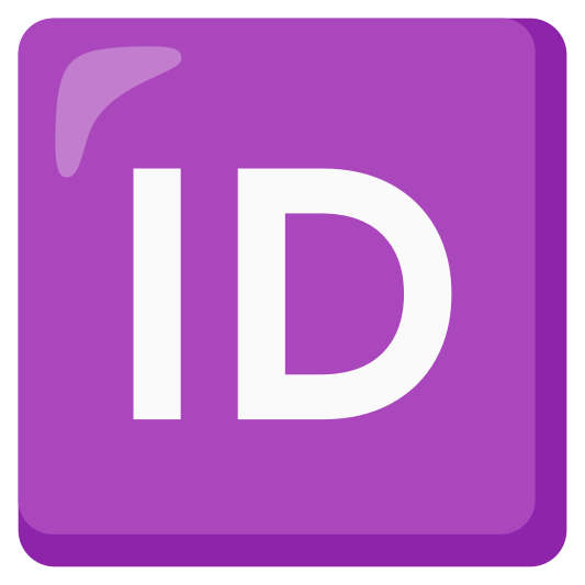 The id button emoji.