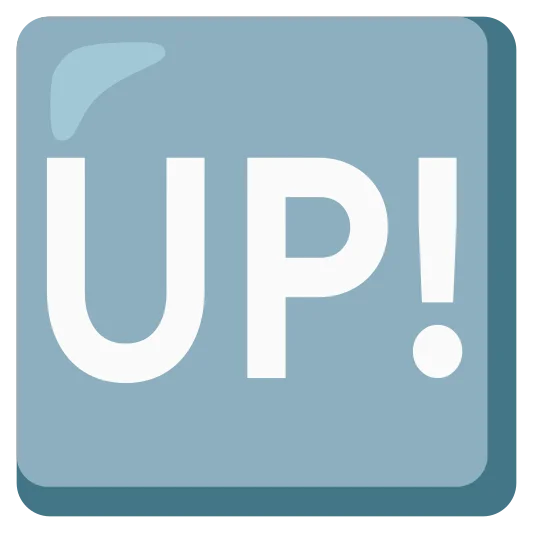 The up! button emoji.