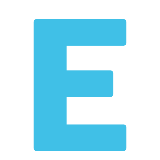 The regional indicator symbol letter e emoji.