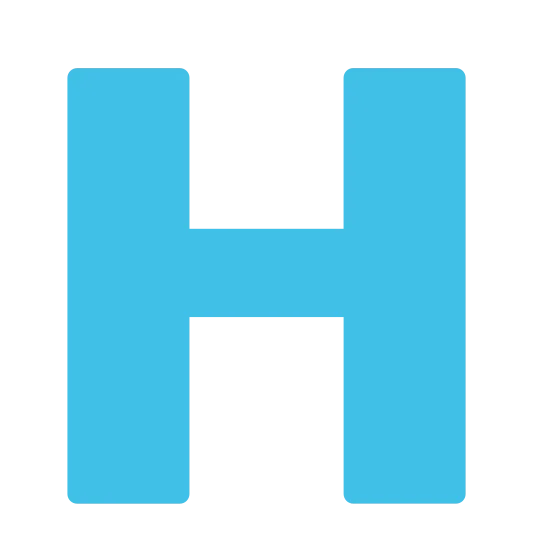 The regional indicator symbol letter h emoji.