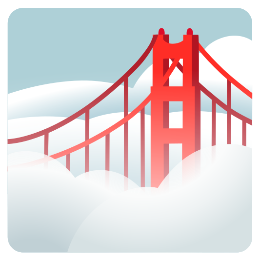 The foggy emoji.