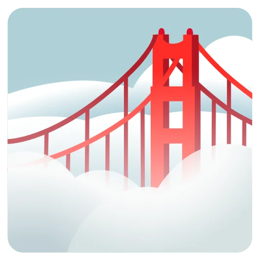 The foggy emoji.