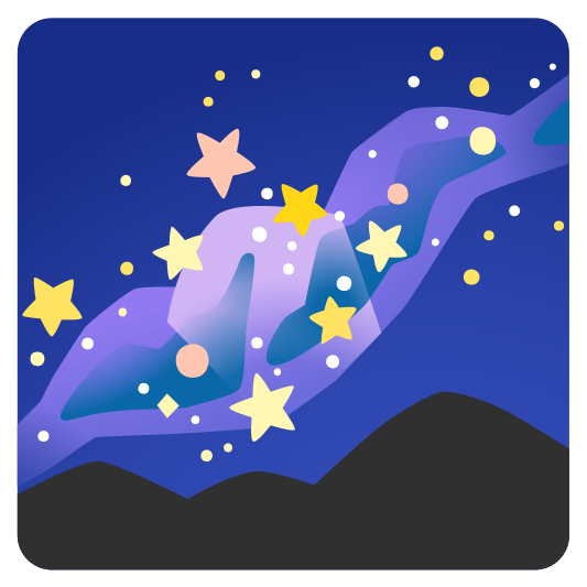 The milky way emoji.