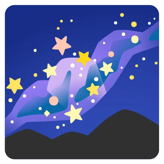 The milky way emoji.