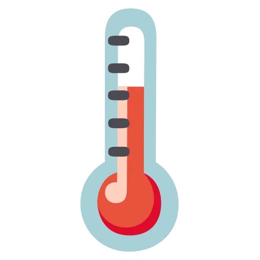 The thermometer emoji.