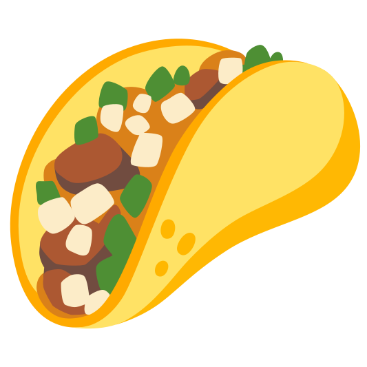 The taco emoji.