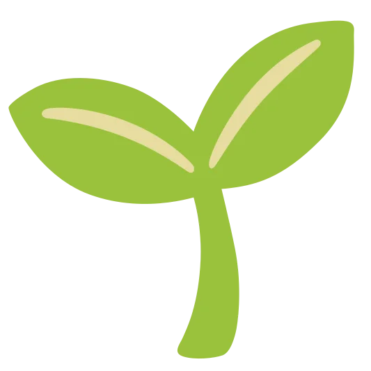 The seedling emoji.