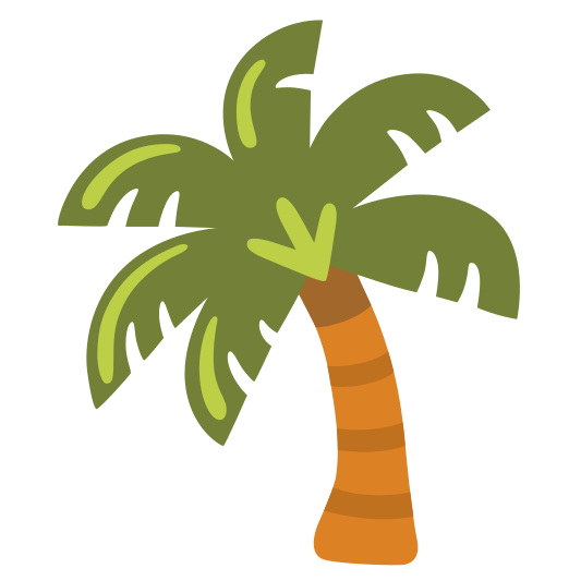 The palm tree emoji.