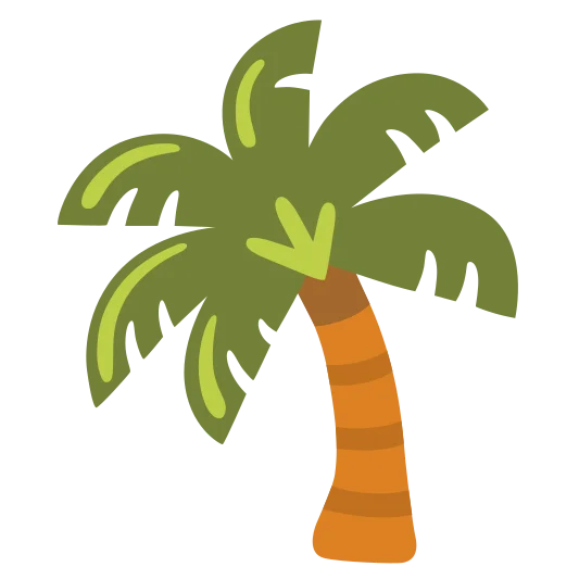 The palm tree emoji.