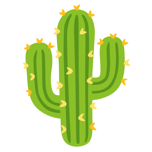 The cactus emoji.