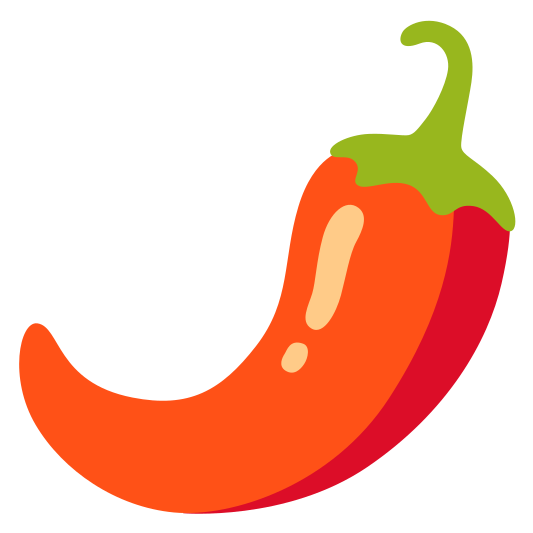 The hot pepper emoji.