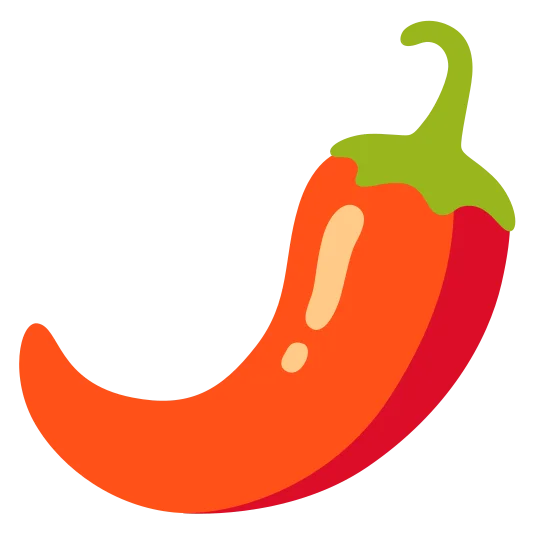 The hot pepper emoji.