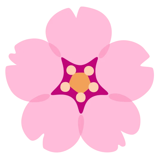 The cherry blossom emoji.