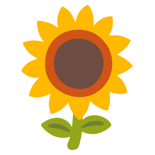 The sunflower emoji.
