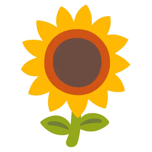The sunflower emoji.