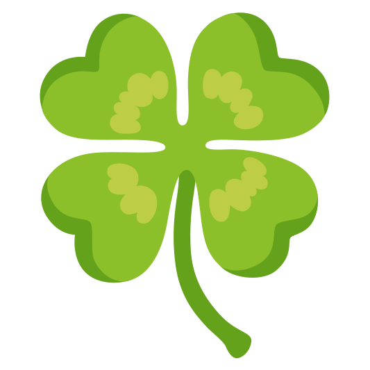 The four leaf clover emoji.