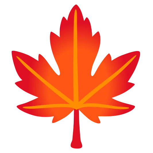 The maple leaf emoji.