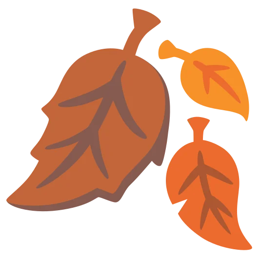 The fallen leaf emoji.