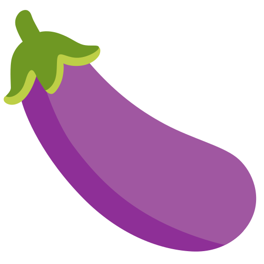 The eggplant emoji.