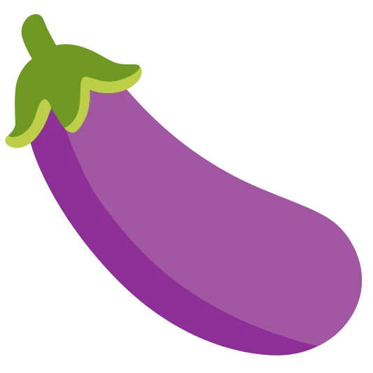 The eggplant emoji.