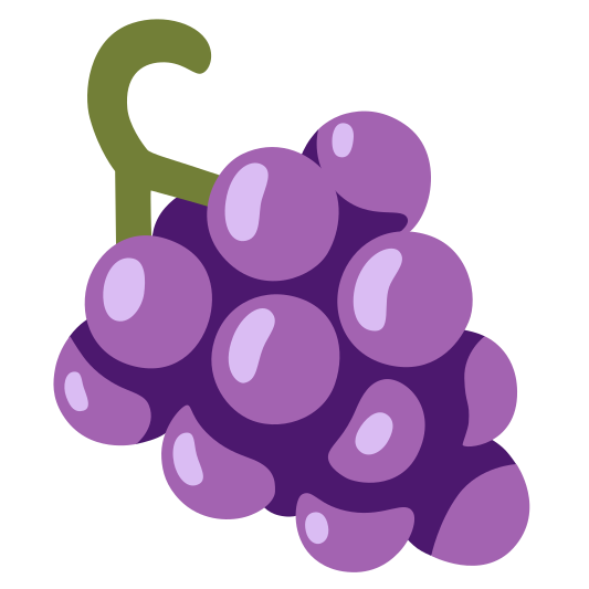 The grapes emoji.
