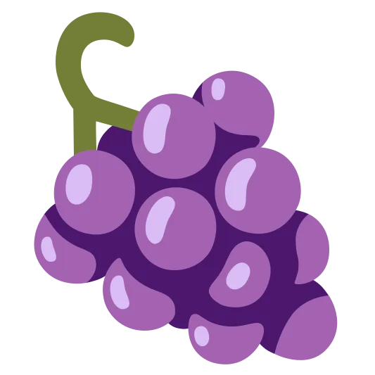The grapes emoji.