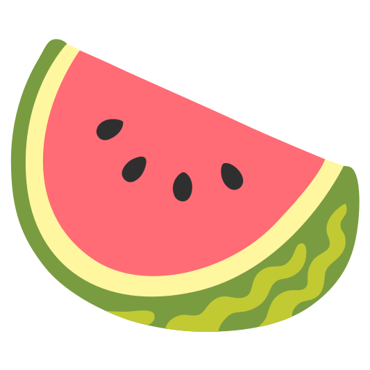 The watermelon emoji.