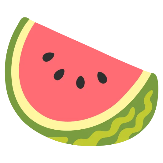 The watermelon emoji.