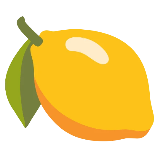 The lemon emoji.