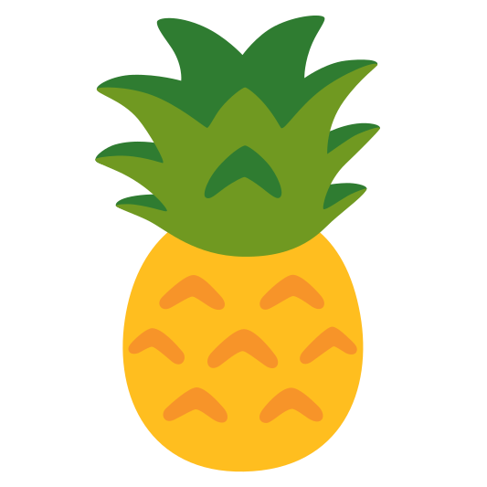 The pineapple emoji.
