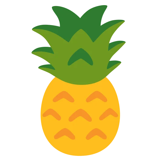 The pineapple emoji.