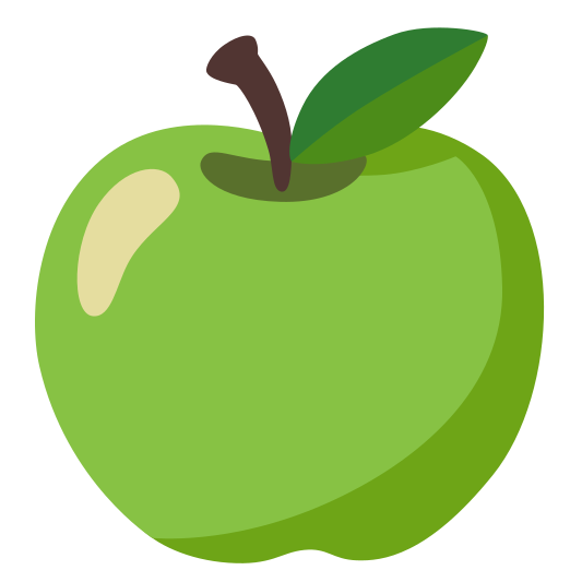 The green apple emoji.