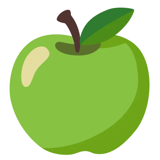 The green apple emoji.