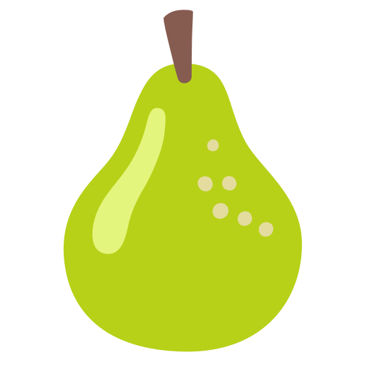 The pear emoji.