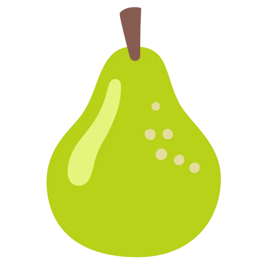 The pear emoji.
