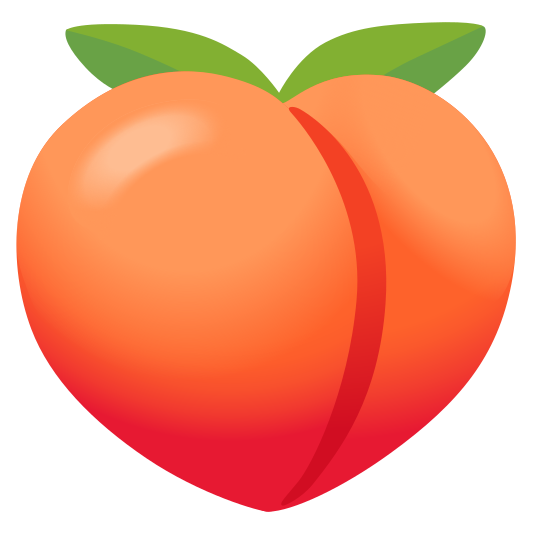 The peach emoji.