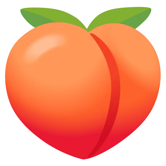 The peach emoji.