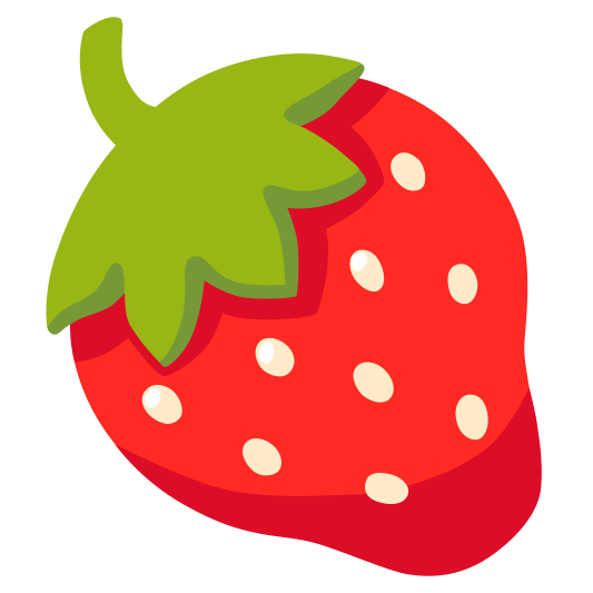 The strawberry emoji.