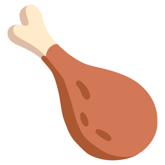 The poultry leg emoji.