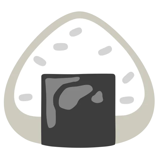 The rice ball emoji.