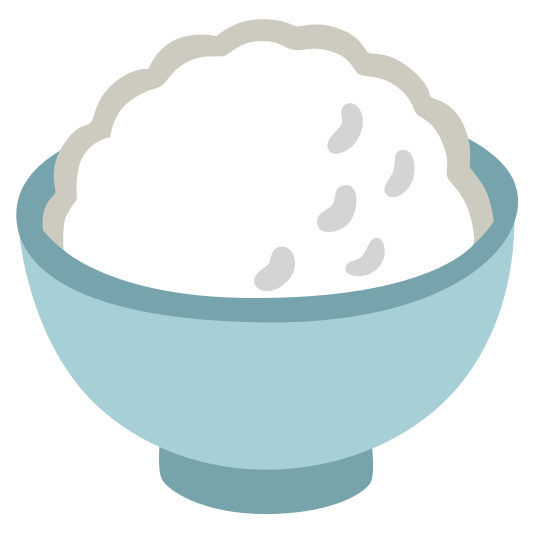 The cooked rice emoji.
