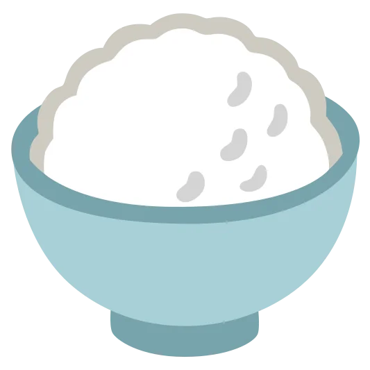 The cooked rice emoji.